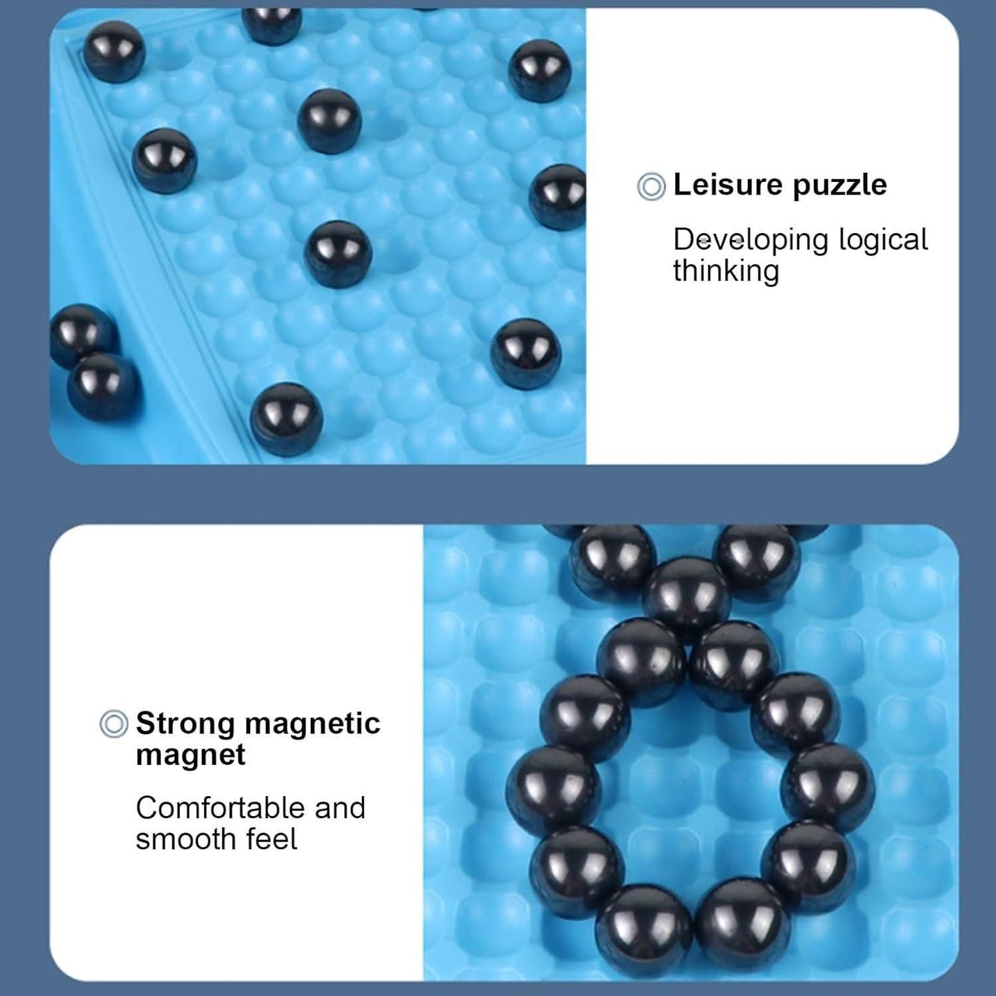 Magnetic Battle Chess Game with 20 Steel Balls for Family