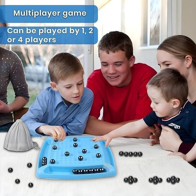 Magnetic Battle Chess Game with 20 Steel Balls for Family