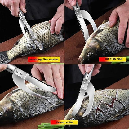 3-in-1 Fish Scaler Scrapper